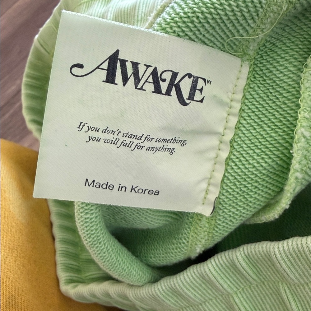 Awake Green Joggers size small medium unisex fashion forward - Picture 7 of 7